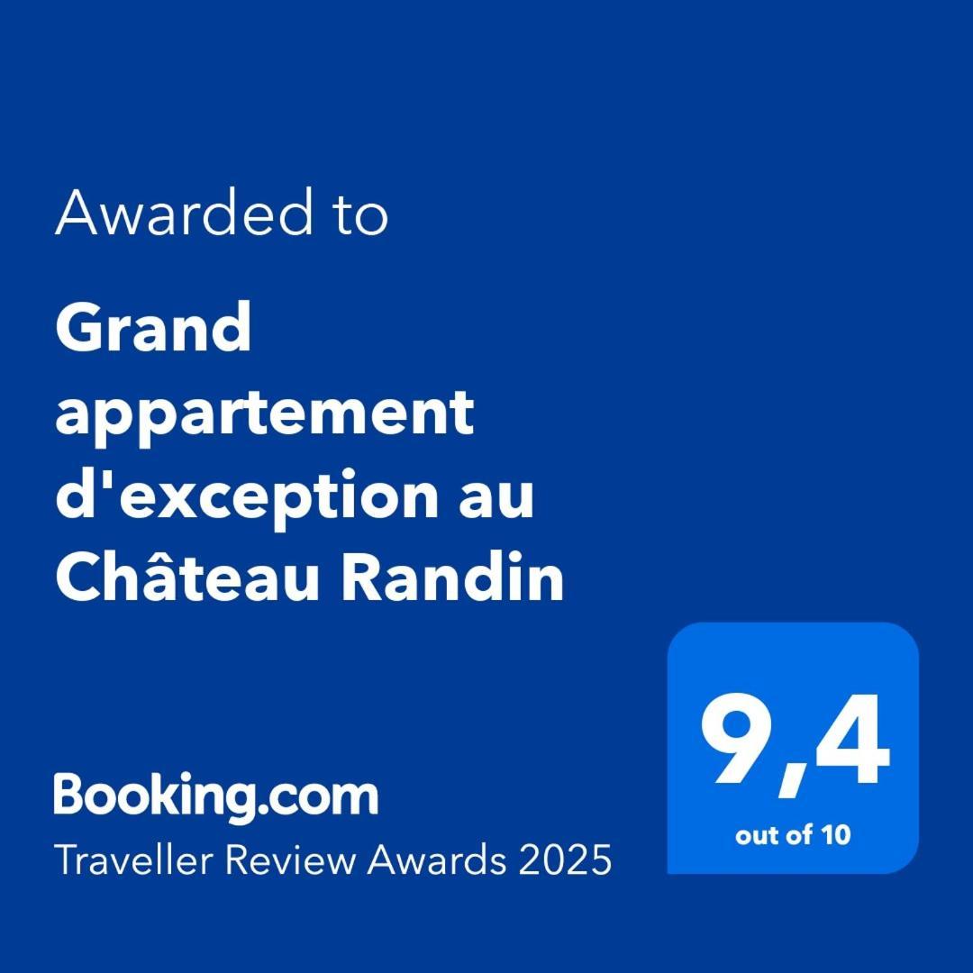 Grand Appartement D'Exception Au Chateau Randin Écully Екстериор снимка